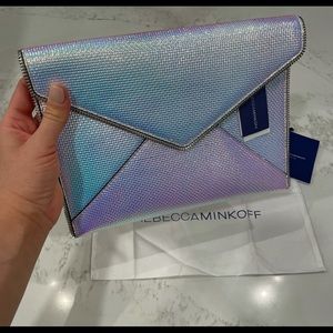 Shimmery clutch